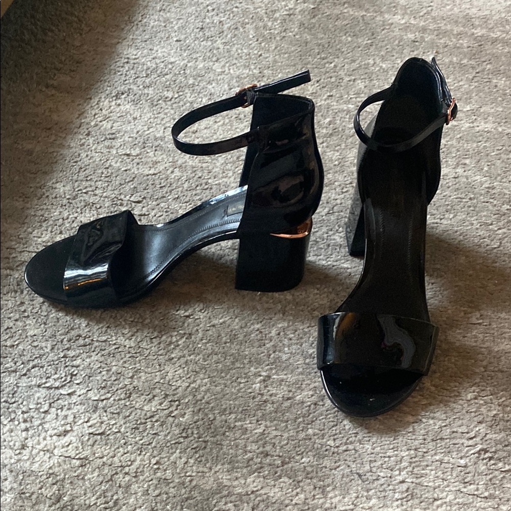 Alexander Wang Elegant Black Ankle Strap Heels